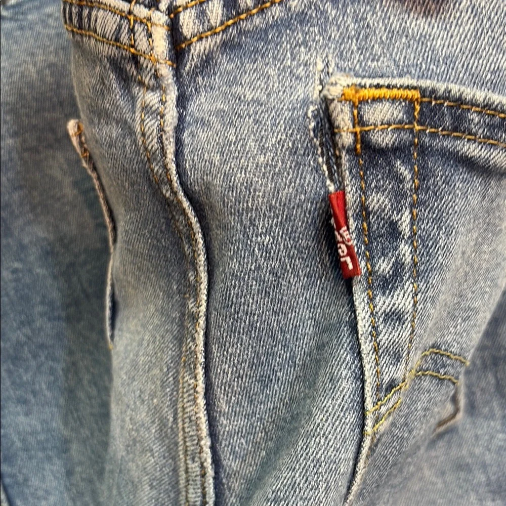 Levi's‎ 511 Slim Fit Jeans 34x32 Mens Blue Denim Vintage Wash Stretch Pants